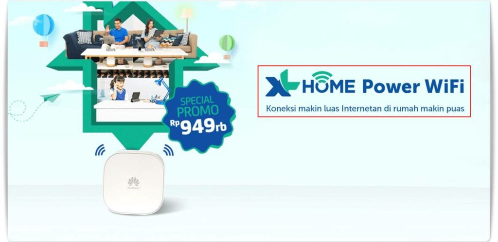 WIFI Rumah Unlimited Tanpa Kabel - XL Home Pawer WiFi