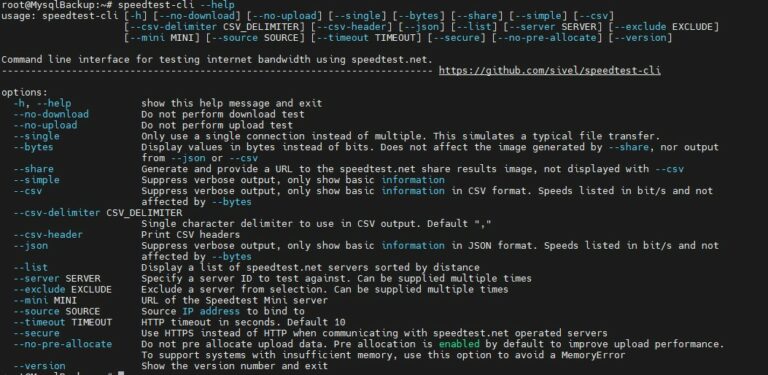 Speedtest CLI: Cara Install dan Command Line Speedtest-cli di linux dan ...