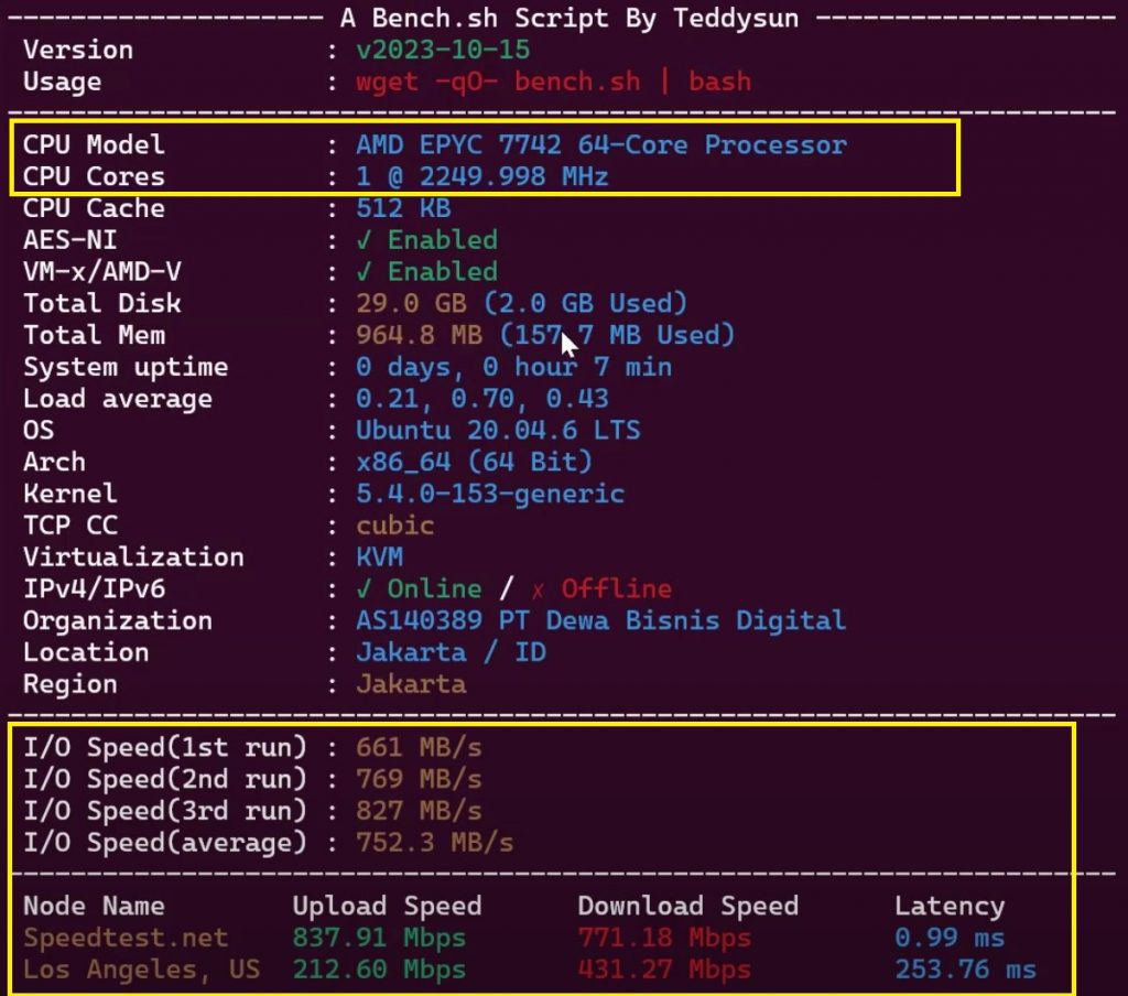 Review VPS Depa, VPS Lokal yang bisa bayar perjam 19 benchmark vps amd depa cloud